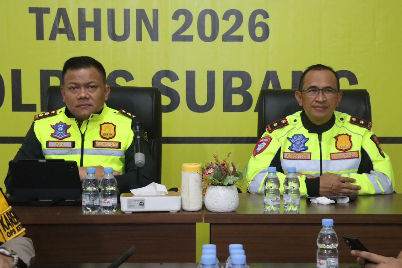 Pengamanan Mudik Lebaran Dibahas, Kapolres Subang Ikuti Anev Operasi Ketupat 2026 Tingkat Polda Jabar