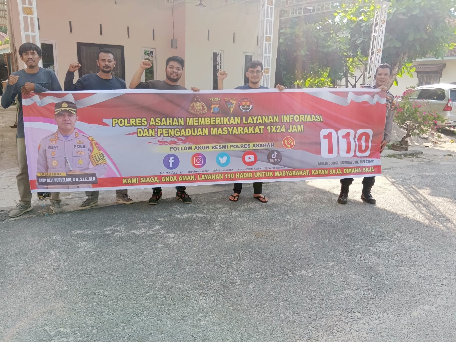 Polres Asahan Optimalkan Layanan Hotline 110 untuk Meningkatkan Pelayanan kepada Masyarakat