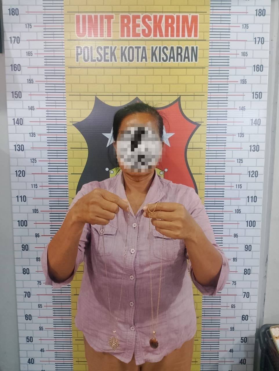 Polsek Kota Kisaran Tangkap Perempuan Terduga Pelaku Pencurian dengan Kerugian Ratusan Juta