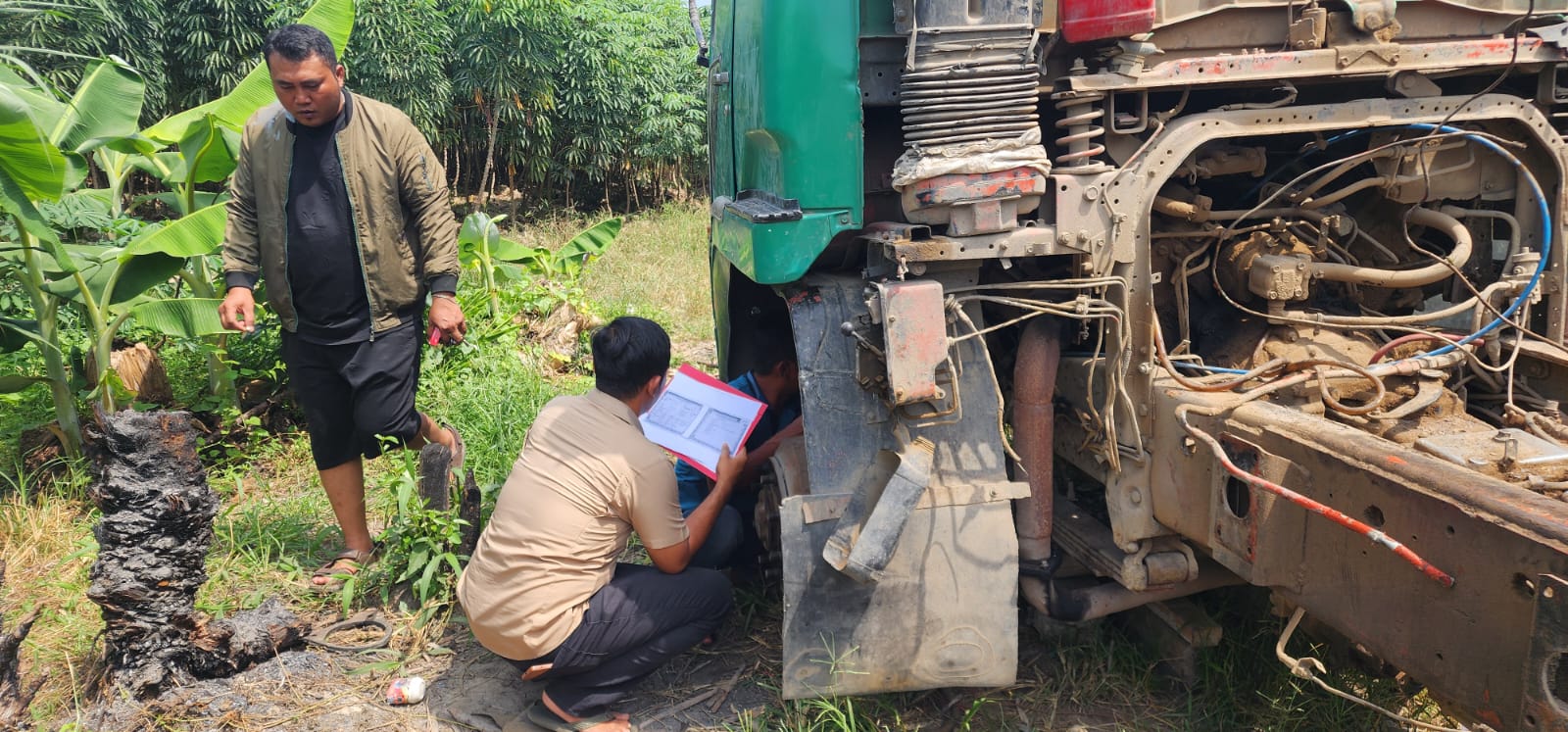 Polres Asahan Ungkap Kasus Penggelapan Dump Truck, Pelaku Diamankan di Deli Serdang