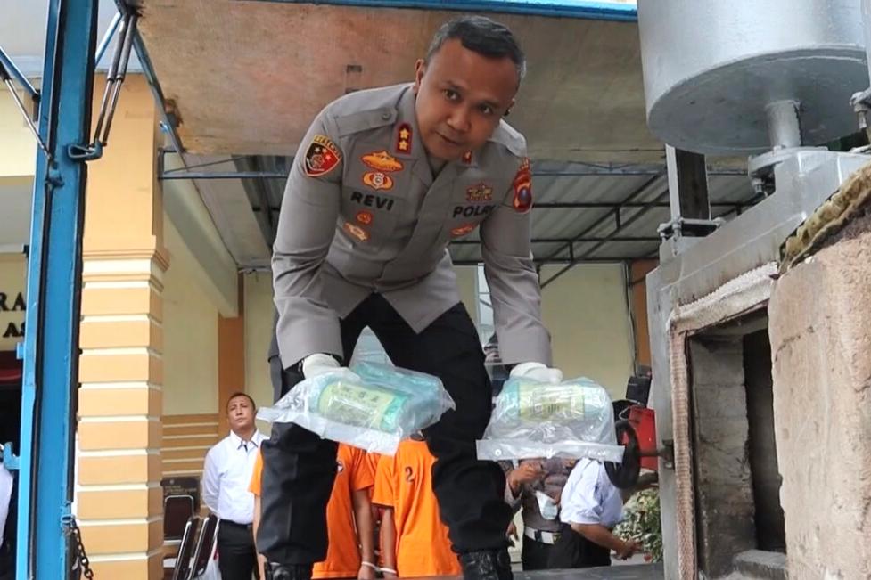 Polres Asahan Musnahkan 20 Kilogram Sabu Hasil Pengungkapan Kasus Narkotika